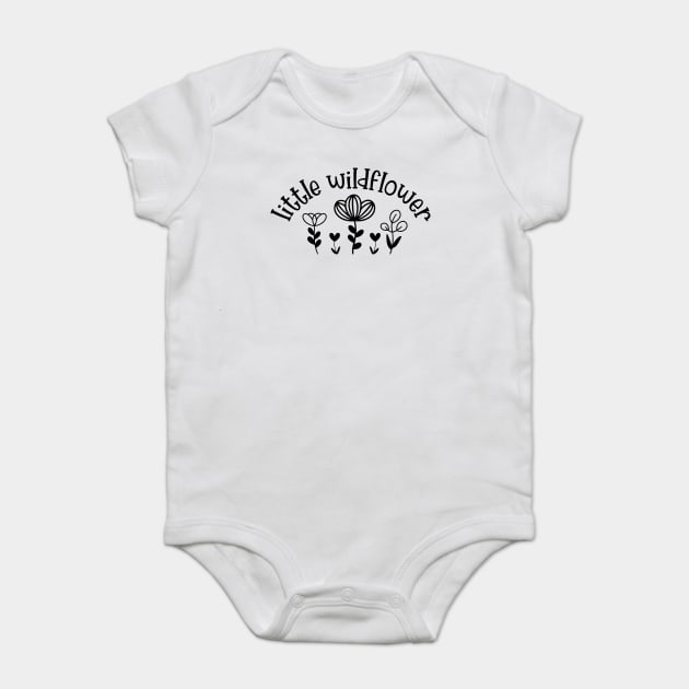 Little Wildflower Flower Baby Bodysuit by Darksavage